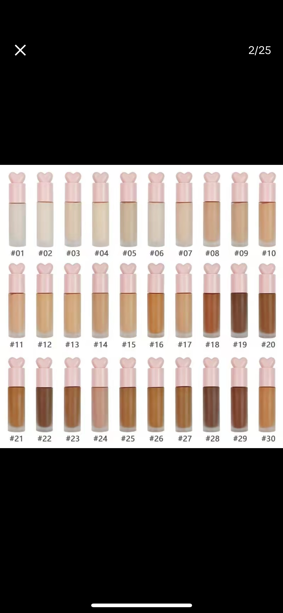 Base Matte a prueba de agua / Waterproof high coverage foundation