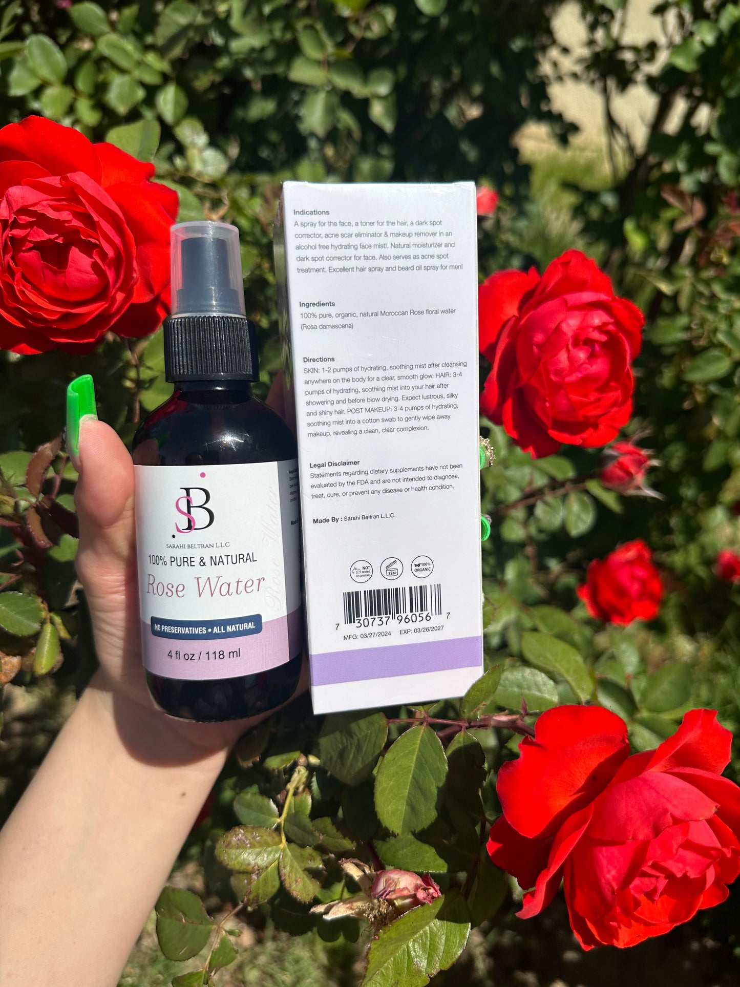 AGUA DE ROSAS