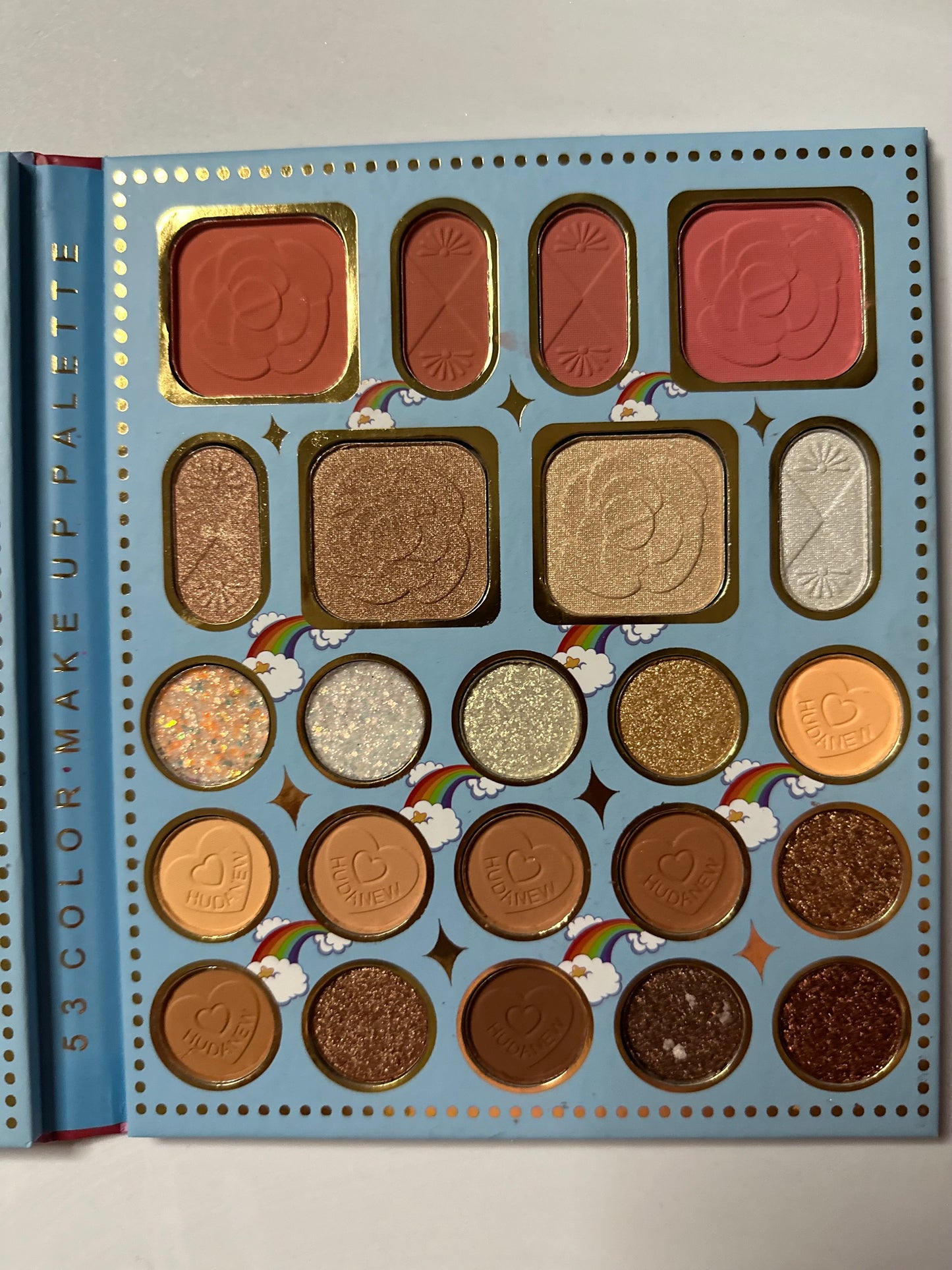 HARLEY QUIN EYESHADOW,BLUSH & HIGHLIGHTER TRIO