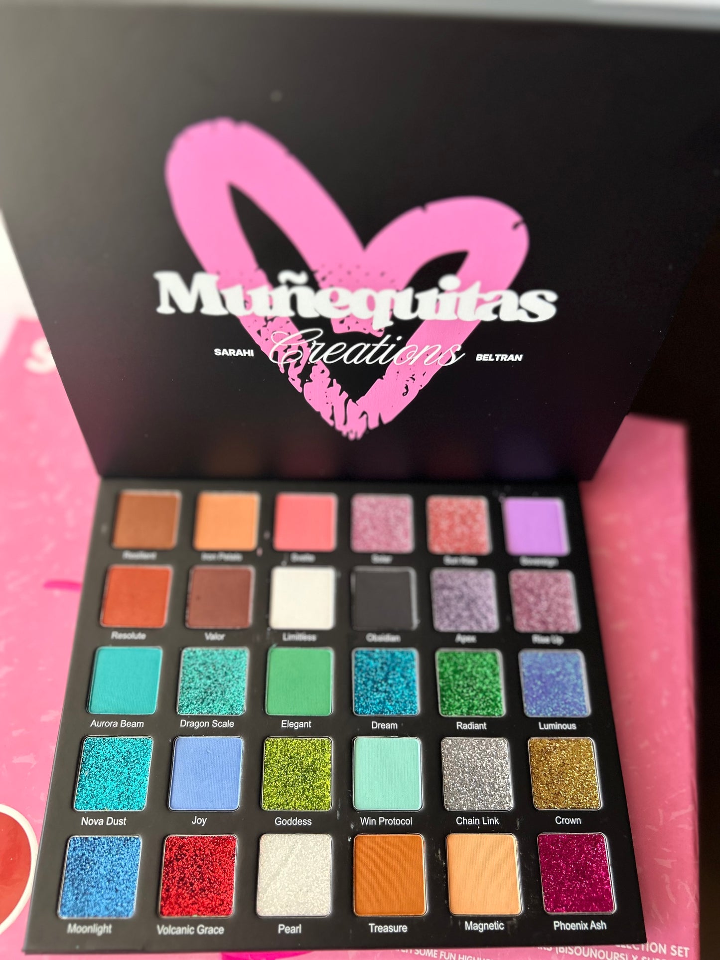 Palette Glam & Nudes waterproof